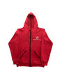 WAM Red Zip-Up Hoodie